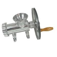 Main de tocat carne cu productivitatea de 300 kg/or coala. Masina Tocat Carne Nr 32 Aluminiu Roata Utilizare Manuala Sau Motor Electric Market 365