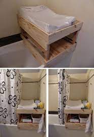 fabrication d une table a langer sur mesure a poser sur la baignoire le rideau de douch table a langer bois table a langer baignoire rangement table a langer