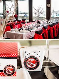 Red Black White Rockabilly Wedding Hostess With The Mostess Rockabilly Wedding Red Wedding Favors Black And White Centerpieces