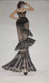 Maybe you would like to learn more about one of these? Design A Beautiful Dress Pencil Sketch By Sherinayunita Fiverr