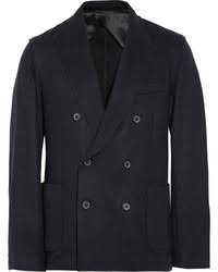 Off white double breasted suit 1. Lanvin Unstructured Double Breasted Wool Blend Blazer 1 495 Mr Porter Lookastic