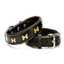 doggie comfort yumusak dokulu metal kemik suslu kopek boyun tasmasi sbt 2062 siyah amazon pet center metal siyah kopek