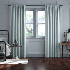 Keep the lighter colors for your foyer, darker colors for accents or dining room, restful greens for the bedroom and those spa blues for your bathroom. Dupioni Faux Silk Duck Egg Curtains