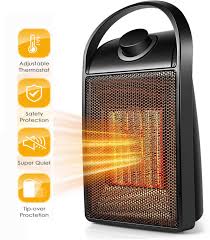 The most important thing to look for is which type of heat is being used. Space Heater Portable Quiet Ceramic Space Heater 750w 1500w Ceramic Electric Heater Mini Desk Personal Heater With Tip Over Over Heat Protection For Home Office Bedroom Buy Online In Antigua And Barbuda At Antigua Desertcart Com Productid