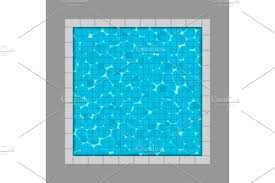 Swimming Pool Top View Background Swimming Pools Swimming Pool Designs Wave Illustration