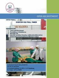 #lowongankerja #lokerinfo lowongan kerja terbaru pt. Loker Dokter Rsu Yk Madira Palembang Dokter Igd Full Timur