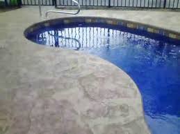 Address advanced concrete creations 242 west main street rockaway, nj 07866. Guide To Stamped Concrete Around Fiberglass Pools Youtube