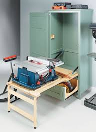 A Benchtop Table Saw Is A Great Space Saving Option For A Garage Or Small Shop And This Unique Hinged Platform Allows In 2020 Drop Down Table Table Saw Diy Table Saw