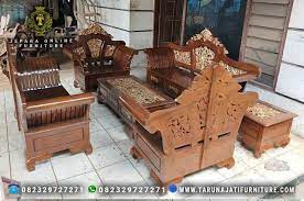 Harga kursi kantor murah kayu jati jepara model desain hidrolik dan bisa di putar produk furniture jepara jual di kota medan jogja semarang. Harga Kursi Tamu Madura Keong Kayu Jati Minimalis Murah Kursi Kayu Jati Mebel
