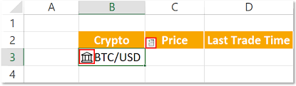 Ratio of bitcoins in circulation relative to the amount of bitcoins annually mined address balance charts. How To Pull Cryptocurrency Prices In Excel Thespreadsheetguru