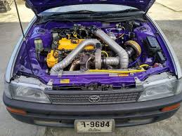 Turbokits.com » is proud to present: This 400 Hp Beater Toyota Corolla With A 3s Gte Engine Swap Is The Ultimate Sleeper