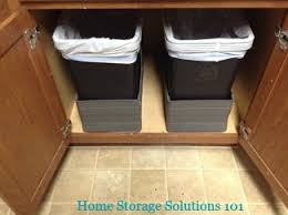Plastic waste bin kitchen cabinet door hanging garbage caddy basket box beige_s. Kitchen Garbage Cans Pros Cons Of The Varieties