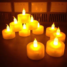 Amazon Com 12 Battery Operated Led Tealight Candles Flameless Heatless Faux Wedding Holiday Christmas T Led Tea Lights Flameless Tea Lights Led Candle Lights