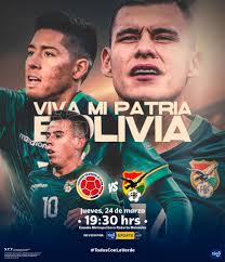 VIVA MI PATRIA BOLIVIA! 🇧🇴 #TodosConLaVerde Hoy inicia la penúltima  jornada de las #EliminatoriasSudamericanas no te pierdas el encuentro de  Colombia 🇨🇴 vs Bolivia 🇧🇴 desde las 19:30 hrs en el estadio