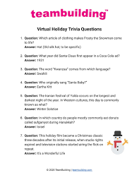 Questions and answers about folic acid, neural tube defects, folate, food fortification, and blood folate concentration. Virtual Holiday Party Ideas Games Activities For Work In 2021
