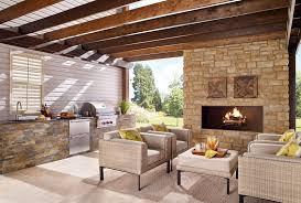 sizzling outdoor kitchen designs and