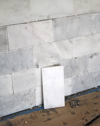 This will remove the faint haze that forms after grouting. Diy Marble Subway Tile Backsplash Tips Tricks And What Not To Do The Craft Patch
