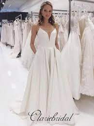 Weddingdresses 99 Wedding Dress With Pockets Wedding Dresses Satin Online Wedding Dress