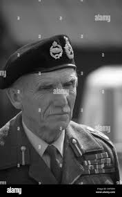 Re-enactor playing Monty Field Marshall Bernard Montgomery Stock Photo