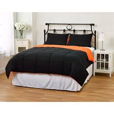Cotton tufted duvet cover set, boho queen size comforter cover king quilt cover, uo bedding fringes full duvet cover duvet cover with button. King Cal King Size 3 Piece Orange Black Microfiber Comforter Set With 2 Shams Fastfurnishings Com
