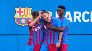 🎥 highlights, challenges, interviews, vlogs. Barcelona News Rey Manaj Bags Hat Trick In 4 0 Friendly Win