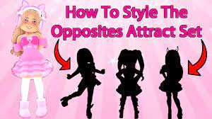 HOW TO Style The Opposites Attract Set In Royale High - YouTube