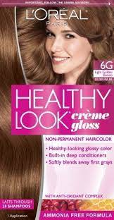 L Oreal Paris Healthy Look Creme Gloss Color Light Golden Brown Golden Praline 6g Pack Of 3 More Info Could Be Fo Hair Color Loreal Paris Hair Dye Colors