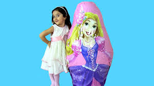 disney prenses kocaman dev surpriz yumurta acma huge giant surprise egg disney prensesleri disney rapunzel