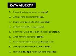 Video ini adalah salah satu komponen pembelajaran learning port interactive. Kata Adjektif