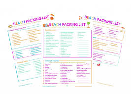 the ultimate beach packing list for families free printable checklist bon voyage with kids top family travel ideas tips and inspiration
