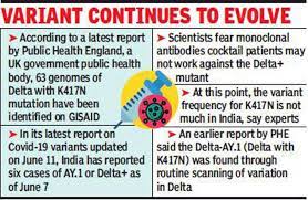 The delta variant is currently the dominant covid variant circulating in the uk. Delta Variant Mutates Drug Cocktail May Not Work Study Hyderabad News Times Of India