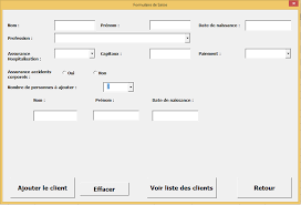 Vba Ajouter Un Sous Client A La Base De Donnees