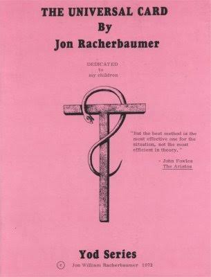 Jon Racherbaumer – Universal Card