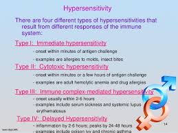 Hypersensitivity Reactions