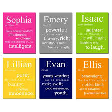 Custom Name Meaning Print 11x14 Modern Nursery Great Etsy Names With Meaning Modern Nursery Art Art Wall Kids