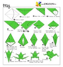 Traditional Origami Frog Paper Origami Folding Diagram Origami Turtle Origami Frog Origami Tortoise