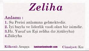 Zeliha Isminin Anlami 2020 Liderlik Okuma Alintilari Guzel Soz