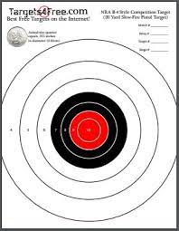 Click the printer icon on your browser to print the target on your printer. Nra B 4 Target Printable For Free Targets4free