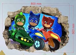 Can't stop thinking about amaya or owlette ? Pj Masks Wall Stickers Kids Bedroom Boys Girls Pj Masks Wall Decals Wall Art Mural Wallpaper Buy Online At Best Price In Uae Amazon Ae