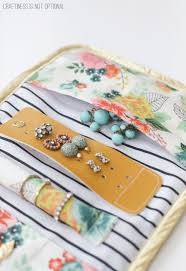 Travel Jewelry Clutch Jewelry Storage Diy Jewelry Organizer Diy Diy Jewelry Holder