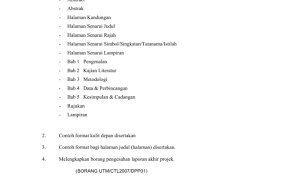 3 bab 1 pe ngenalan pe laksa na an projek tahun akhir (pta) untuk para pelajar di ploma iljtm adalah bertujuan untuk menilai kemampuan pelajar me ngaplikasi kemahiran dan. Bab 4 Projek Tahun Akhir Bab 4 Projek Tahun Akhir Cute766 Perbincangan Cadangan Dan Kesimpulan 5 1 6 Rujukan 5 1 7 Lampiran 5