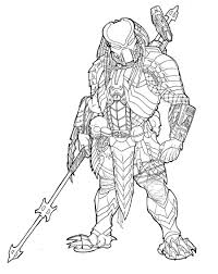 Predator Coloring Pages Predator Art Predator Coloring Pages
