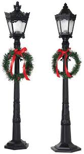 Gerson 26 Inch Indoor Holiday Lamp Posts Set Of 2 Christmas Lamp Post Christmas Lamp Lamp Post
