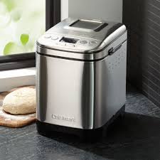 The cuisinart compact automatic bread maker might be what you're looking for. Cuisinart Compact Automatic Bread Maker Reviews Crate And Barrel