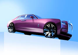 Drawing a car lineart in photoshop. Rolls Royce Phantom Viii Design Render Illustration Concept Car Design Car Design Sketch Car Design