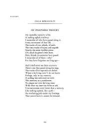 My Insatiable Memory By Olga Berggolts Infidelity Poetry Magazine It consists entirely of questions about the nature of god.
