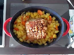 Krustenbraten Mit Schmorgemuse Echt Bayrisch Echt Guat Rezept Krustenbraten Schmoren Braten