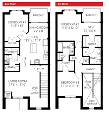 Image Result For 2 Floor Loft Duplex Townhouse Floorplans Town House Floor Plan Duplex Floor Plans Narrow Lot House Plans