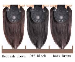 Comb or brush gently before shampooing. Amazon Com Crown Topper Hair Extensions For Top Thinning Hair Wiglet Hairpieces Clip In Bangs Hair Piece For Women 12 Black Beauty