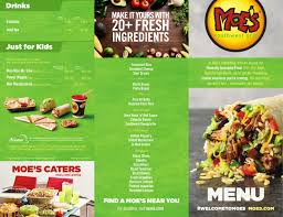 menu for moes southwest grill in troy new york usa